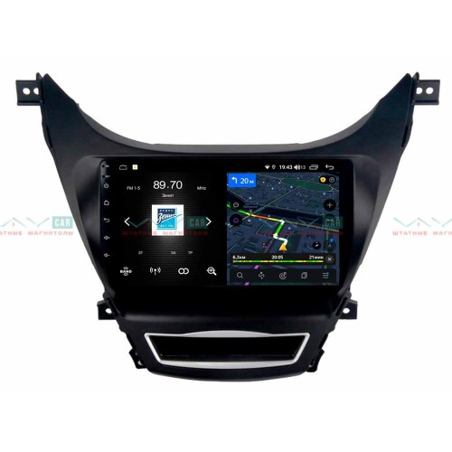 Автомагнитола VAYCAR 09V4 4/64 ГБ для Hyundai Elantra 2011-2014 на Android 10.0