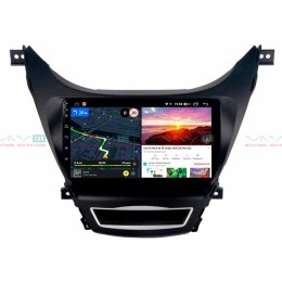 Головное устройство VAYCAR 09V6 6/128 ГБ для Hyundai Elantra 2011-2014 на Android 10.0