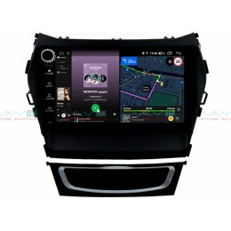 Штатная магнитола VAYCAR 09V4R 4/64 ГБ крутилки для Hyundai Santa Fe III 2012-2019 на Android 10.0