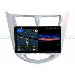 Штатная магнитола VAYCAR 09V3 3/32 ГБ для Hyundai Solaris I 2011-2017 на Android 10.0