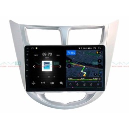 Штатная магнитола VAYCAR 09V4 4/64 ГБ для Hyundai Solaris I 2011-2017 на Android 10.0