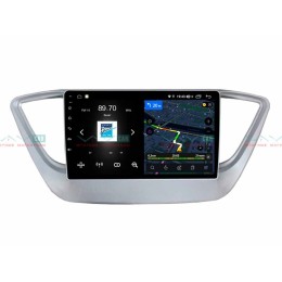 Штатная магнитола VAYCAR 09V4 4/64 ГБ для Hyundai Solaris II 2017-2020 на Android 10.0