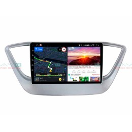 Штатная магнитола VAYCAR 09V6 6/128 ГБ для Hyundai Solaris II 2017-2020 на Android 10.0