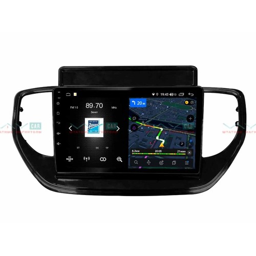 Штатная магнитола VAYCAR 09V4 4/64 ГБ для Hyundai Solaris 2020+ на Android 10.0