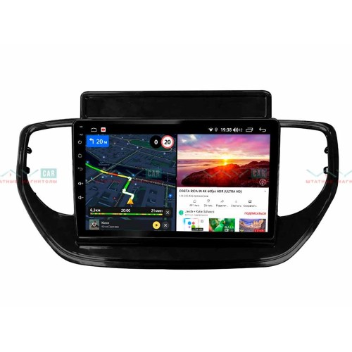 Штатная магнитола VAYCAR 09V6 6/128 ГБ для Hyundai Solaris 2020+ на Android 10.0