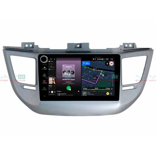 Штатная магнитола VAYCAR 09V4R 4/64 ГБ крутилки для Hyundai Tucson III 2015-2018 на Android 10.0