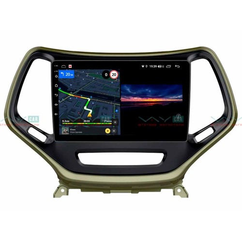 Штатная магнитола VAYCAR 10V3 3/32 ГБ для Jeep Cherokee IV (WK2) 2013-2017 на Android 10.0