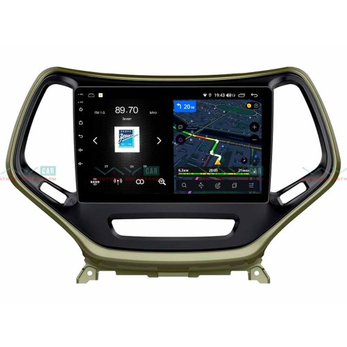 Штатная магнитола VAYCAR 10V4 4/64 ГБ для Jeep Cherokee IV (WK2) 2013-2017 на Android 10.0