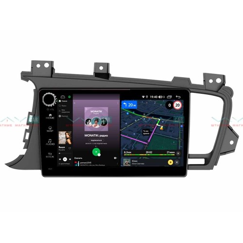 Штатная магнитола VAYCAR 09V4R 4/64 ГБ крутилки для Kia Optima III 2010-2013 на Android 10.0