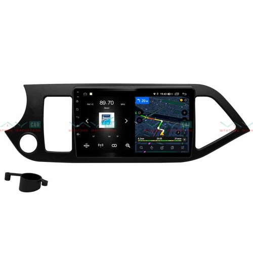 Штатная магнитола VAYCAR 09V4 4/64 ГБ для Kia Picanto II 2011-2016 на Android 10.0