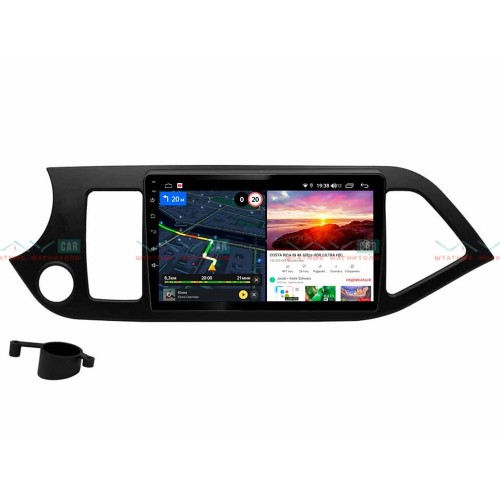 Штатная магнитола VAYCAR 09V6 6/128 ГБ для Kia Picanto II 2011-2016 на Android 10.0