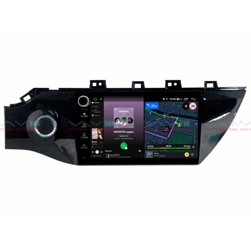 Штатная магнитола VAYCAR 09V4R 4/64 ГБ крутилки для KIA Rio IV 2017-2020 на Android 10.0
