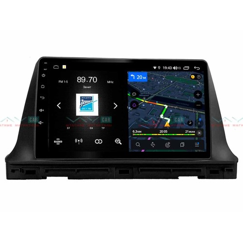 Штатная магнитола VAYCAR 10V4D 4/64 ГБ 1DIN для Kia Seltos 2019-2023 на Android 10.0