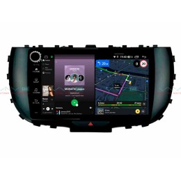 Штатная магнитола VAYCAR 09V4R 4/64 ГБ крутилки для Kia Soul III 2019-2024 на Android 10.0