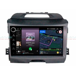Штатная магнитола VAYCAR 09V4R 4/64 ГБ крутилки для KIA Sportage III 2010-2016 на Android 10.0