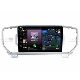 Штатная магнитола VAYCAR 09V4R 4/64 ГБ крутилки для KIA Sportage IV 2016-2018 на Android 10.0