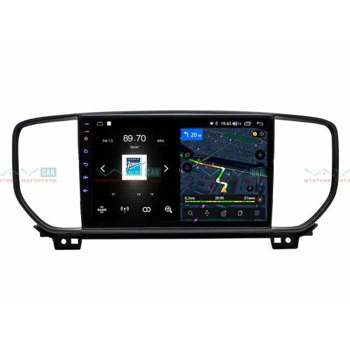 Штатная магнитола VAYCAR 09V4 4/64 ГБ для KIA Sportage IV 2018-2022 на Android 10.0