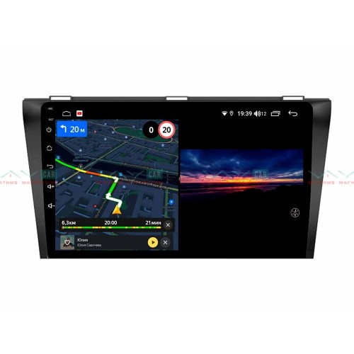Штатная магнитола VAYCAR 09V3 3/32 ГБ для Mazda 3 2003 - 2009 на Android 10.0
