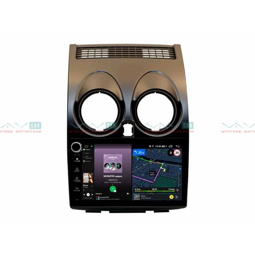 Штатная магнитола VAYCAR 09V4R 4/64 ГБ крутилки для Nissan Qashqai I 2007-2013 на Android 10.0