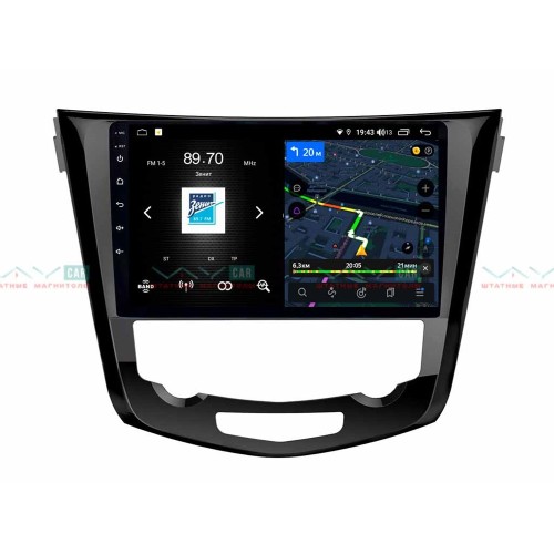 Штатная магнитола VAYCAR 10V4 4/64 ГБ для Nissan Qashqai II, X-Trail III 2014-2019 на Android 10.0
