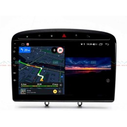 Штатная магнитола VAYCAR 09V3 3/32 ГБ для Peugeot 308 I 2007-2015, 408 2012-2017 на Android 10.0