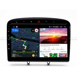 Штатная магнитола VAYCAR 09V6 6/128 ГБ для Peugeot 308 I 2007-2015, 408 2012-2017 на Android 10.0