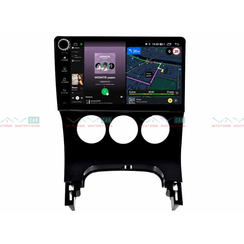 Штатная магнитола VAYCAR 09V4R 4/64 ГБ крутилки для Peugeot 3008 I, 5008 I 2009-2016 на Android 10.0