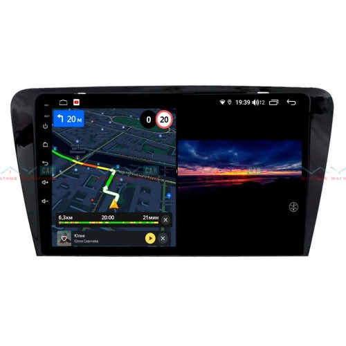 Штатная магнитола VAYCAR 10V3 3/32 ГБ для Skoda Octavia III (A7) 2013-2018 на Android 10.0