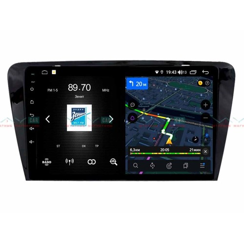 Штатная магнитола VAYCAR 10V4 4/64 ГБ для Skoda Octavia III (A7) 2013-2018 на Android 10.0