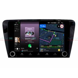 Штатная магнитола VAYCAR 10V4R 4/64 ГБ крутилки для Skoda Octavia III (A7) 2013-2018 на Android 10.0