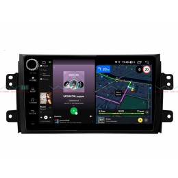 Штатная магнитола VAYCAR 09V4R 4/64 ГБ крутилки для Suzuki SX4 I 2006-2014 на Android 10.0