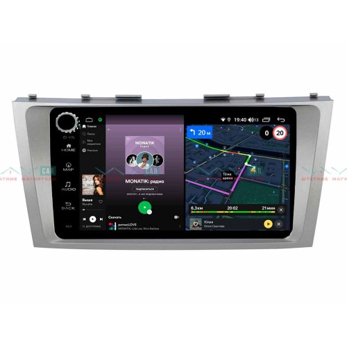 Штатная магнитола VAYCAR 09V4R 4/64 ГБ крутилки для Toyota Camry V40 2006-2011 на Android 10.0