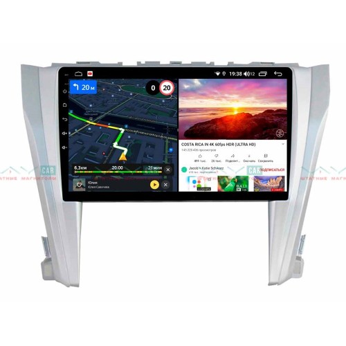 Штатная магнитола VAYCAR 10V6 6/128 ГБ для Toyota Camry V55 2014-2018 на Android 10.0