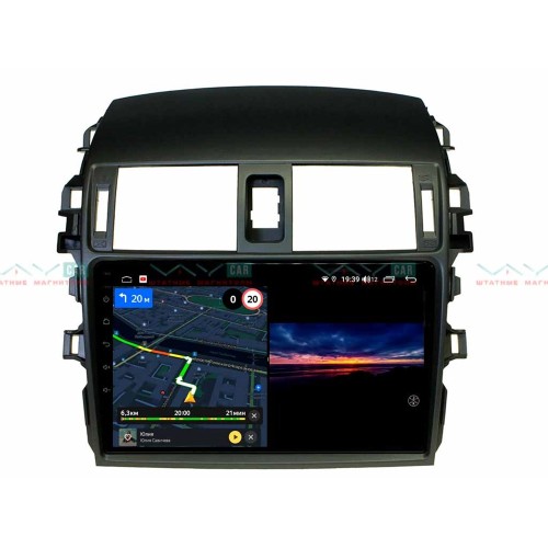 Штатная магнитола VAYCAR 09V3 3/32 ГБ для Toyota Corolla X (E140, E150) 2006-2013 на Android 10.0