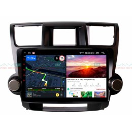 Штатная магнитола VAYCAR 10V6 6/128 ГБ для Toyota Highlander (U40) 2007-2013 на Android 10.0
