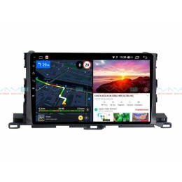 Штатная магнитола VAYCAR 10V6 6/128 ГБ для Toyota Highlander (U50) 2014-2019 на Android 10.0