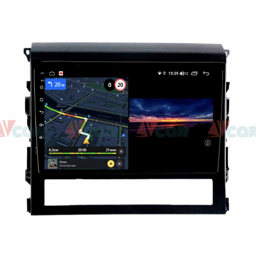 Штатная магнитола VAYCAR 09V3 3/32 ГБ для Toyota Land Cruiser 200 2016+ на Android 10.0