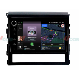 Штатная магнитола VAYCAR 09V4R 4/64 ГБ крутилки для Toyota Land Cruiser 200 2016+ на Android 10.0