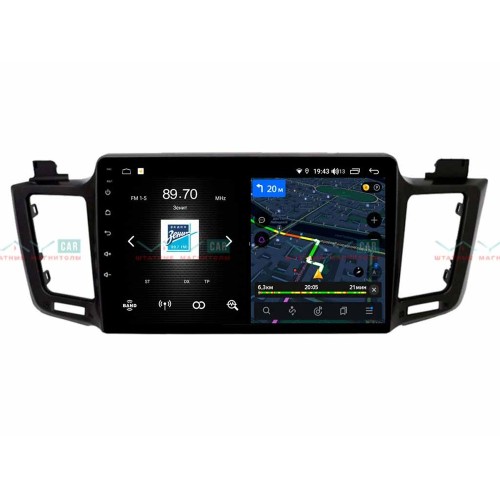 Штатная магнитола VAYCAR 10V4 4/64 ГБ для Toyota RAV4 (CA40) 2013-2019 на Android 10.0