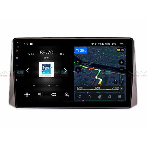 Штатная магнитола VAYCAR 10V4D 4/64 ГБ 1DIN для Toyota RAV4 (XA50) 2018-2024 на Android 10.0