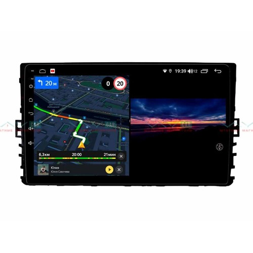 Штатная магнитола VAYCAR 09V3 3/32 ГБ для VW Universal 081 на Android 10.0