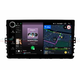 Штатная магнитола VAYCAR 09V4R 4/64 ГБ крутилки для VW Universal 081 на Android 10.0