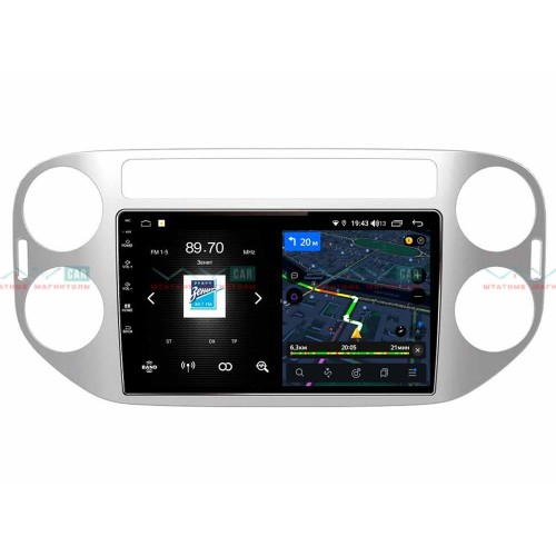 Штатная магнитола VAYCAR 09V4 4/64 ГБ для Volkswagen Tiguan 2011-2016 на Android 10.0