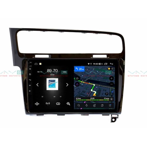 Штатная магнитола VAYCAR 10V4 4/64 ГБ для Volkswagen Golf 7 2013-2019 на Android 10.0