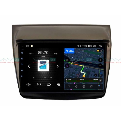 Автомагнитола VAYCAR 09V4 4/64 ГБ для Mitsubishi Pajero Sport II, L200 IV 2006-2015 на Android 10.0