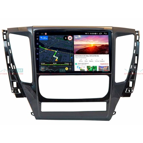 Штатная магнитола VAYCAR 09V6 6/128 ГБ для Mitsubishi Pajero Sport III, L200 V 2015-2021 на Android 10.0