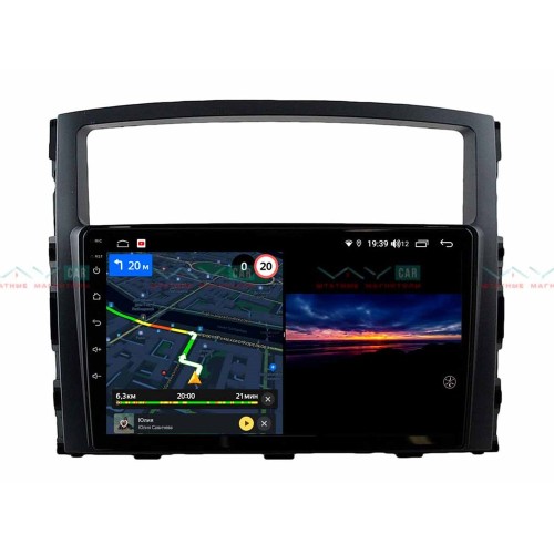 Штатная магнитола VAYCAR 09V3 3/32 ГБ для Mitsubishi Pajero IV 2006-2019 на Android 10.0