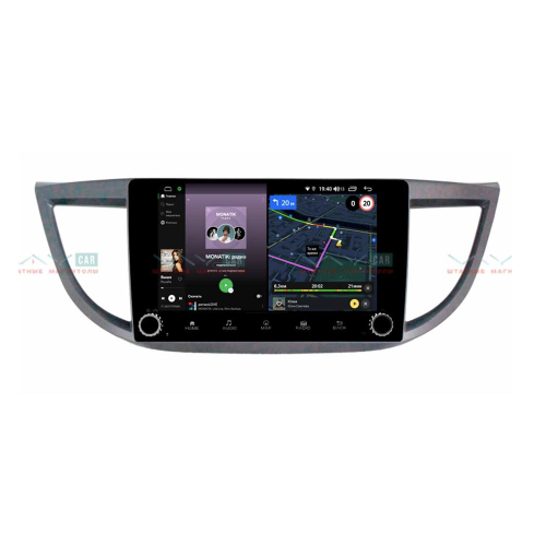 Штатная автомагнитола VAYCAR 10V4R 4/64 ГБ крутилки для Honda CR-V IV 2012-2016 на Android 10.0