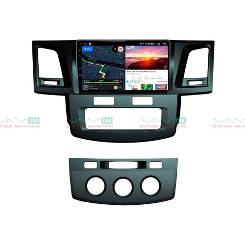 Штатная магнитола VAYCAR 09V6 6/128 ГБ для Toyota Hilux VII 2011-2015 на Android 10.0