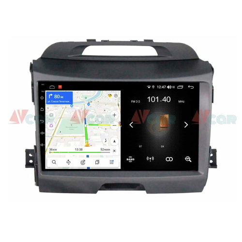 Штатная магнитола VAYCAR 09L 2/16 ГБ для KIA Sportage III 2010-2016 на Android 8.1